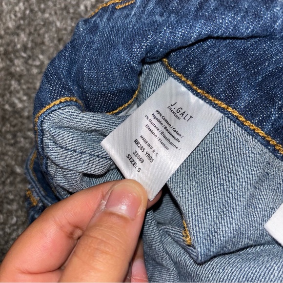 X SOLD SOMEWHERE ELSE Pacsun J Galt Dark Blue Agatha Denim Mini Skirt X - Picture 2 of 6